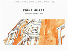 Tablet Screenshot of fionamiller.net